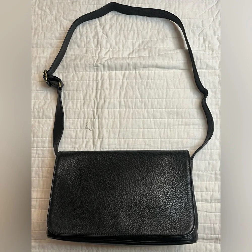Coach vintage black pebble leather Sonoma shoulder bag